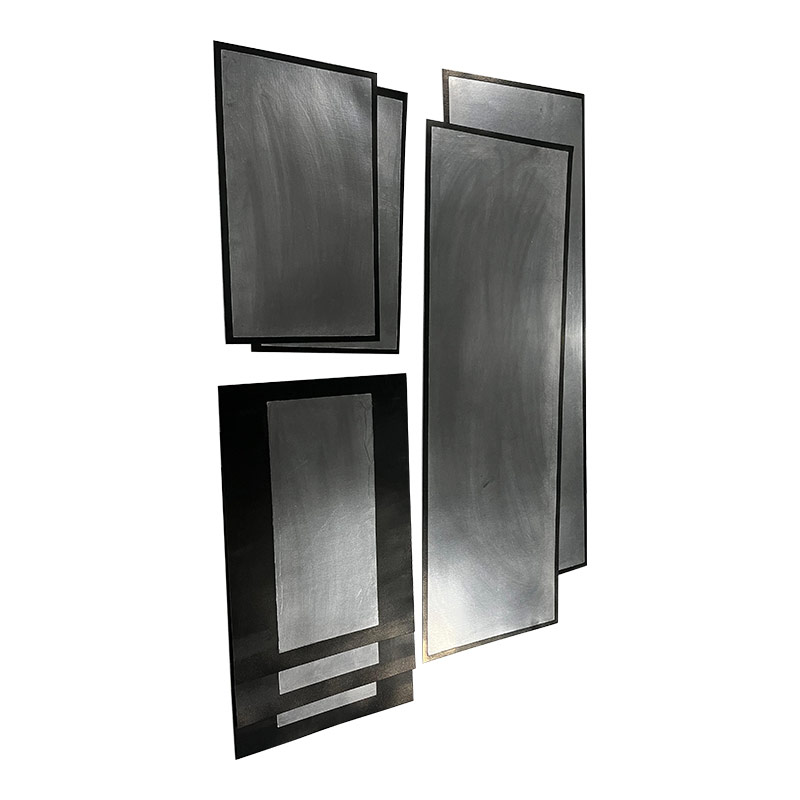 Carbon fibra firmati compositi flexibiles Graphite bipolar laminam iuncta marginibus